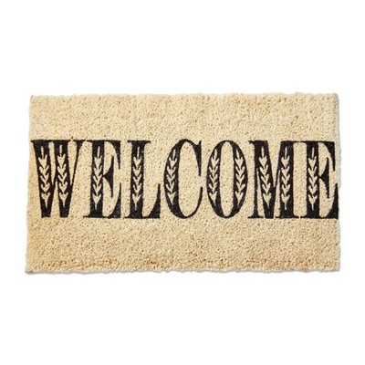 Tag Welcome Coir Doormat