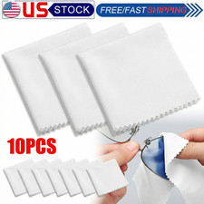 For Lens Glasses Screen 10Pcs 5.9"X5.9" Premium Microfiber Cleaning Cloths