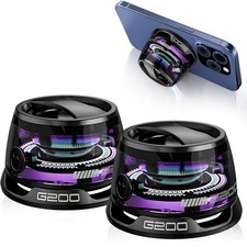 2Pack Magnetic Portable Speaker G200 Mini Sound 5.3 Bluetooth Phone Holder