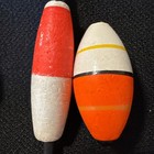 Vintage Wood Fishing Bobbers Antique  Float Tackle Painted Wooden/foam Lot 8  — photo 5