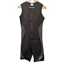 NRS Men's Sleeveless Wetsuit Springsuit Neoprene Shorts Black Size M Surfing