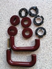 HEWI Türdrücker, Türgriff, bordeauxrot