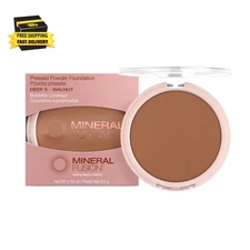 Pressed Powder Foundation, Deep 5 - Deep Skin W/Neutral Undertones, Age Defying 