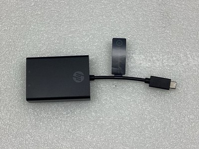 Genuine HP USB-C to 3 and 4.5mm Adapter PN# 813342-001 SP# 814813-001