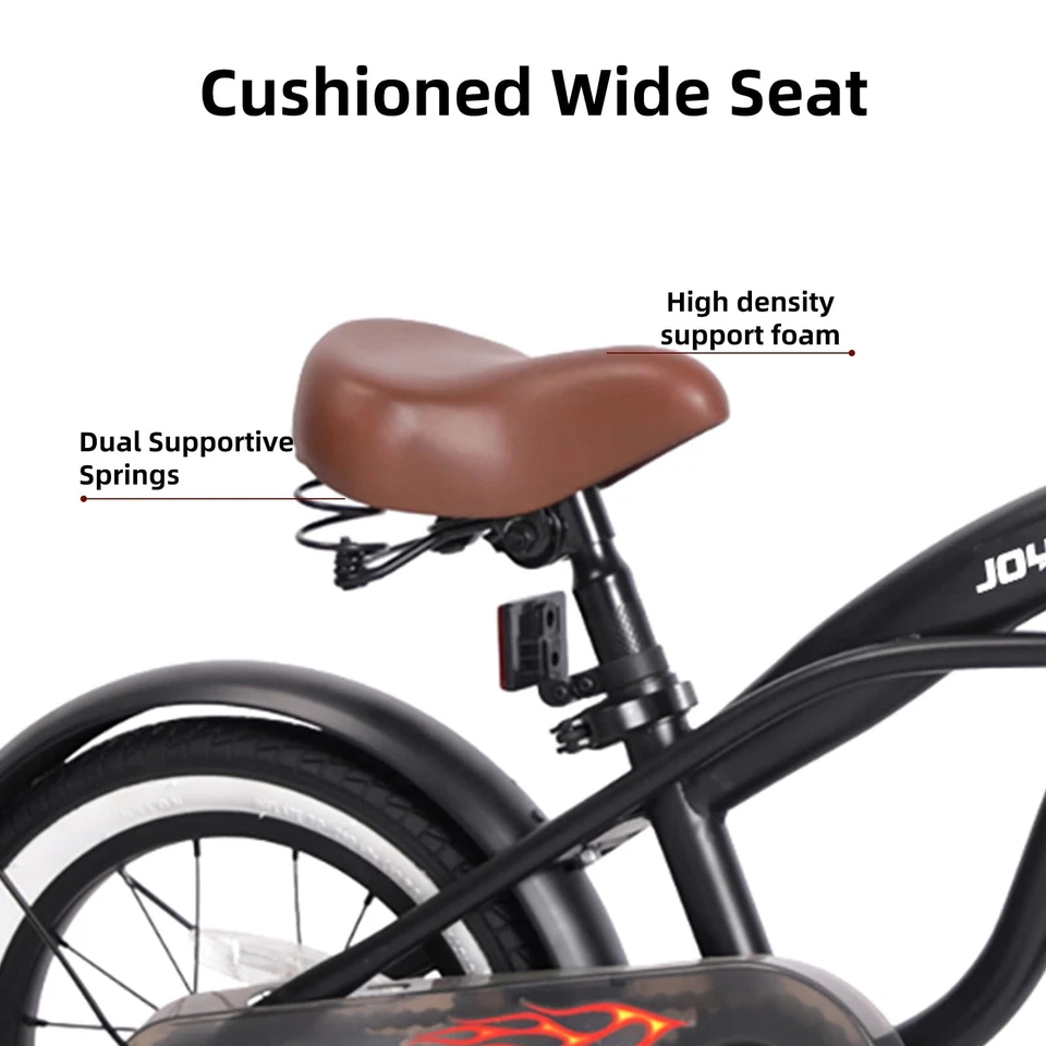 Bicicleta para niños de 14 pulgadas con ruedas de entrenamiento para edades de 3-5 años niñas niños bicicleta... Foto 4 de 4