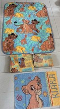 Vtg 90s Dundee Disney Lion King 4 pc Set Comforter, Sheet, Pillowcase Kiara Kova