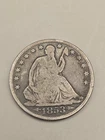1853 Seated Liberty Silver Half Dollar 50C - Philadelphia Mint