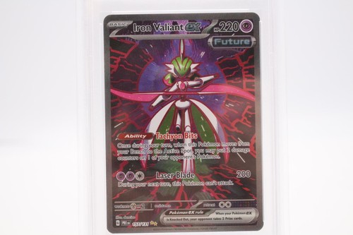 2025 Pokemon Iron Valiant ex #157 PSA 10 SIR GEM MT Special Illustration Rare - Picture 2 of 4
