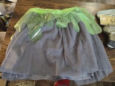 New Cat  Jack Skirt Girls Sz L 10/12 Gray Smoke Stone Tulle