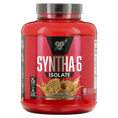 Syntha-6  Isolate, Protein Powder Drink Mix, Peanut Butter Cookie, 4.02 lb (1.82