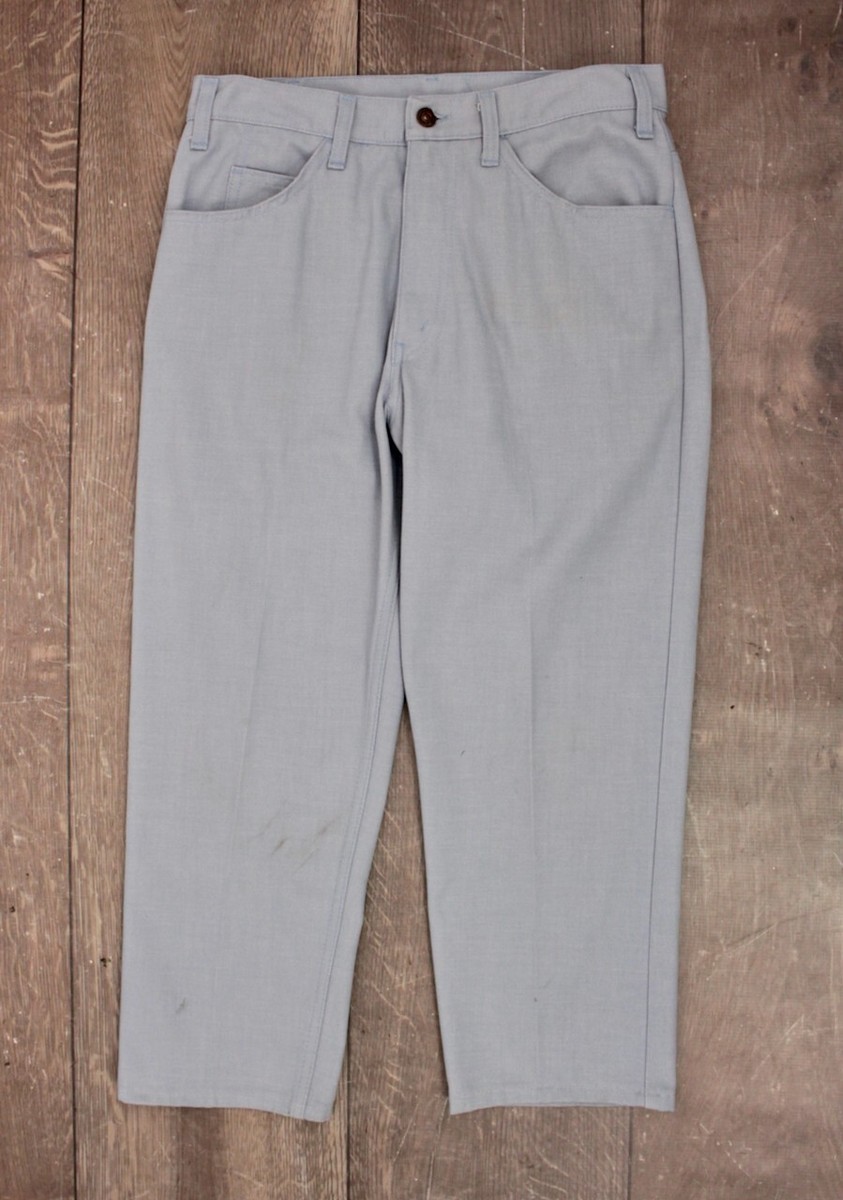 60〜70's Levi's STA-PREST bigE スラックス Levis Big”E” Brown Sta