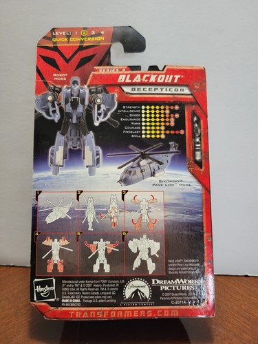 Transformers Movie Legends Mini Blackout Figure NIB - Picture 2 of 3