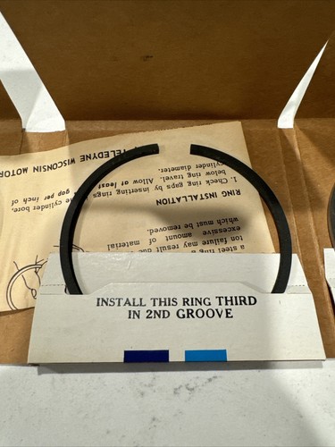 New Wisconsin DR-31C-S20 Piston Ring Set 1 Piston DR31CS20 OEM - Picture 4 of 6