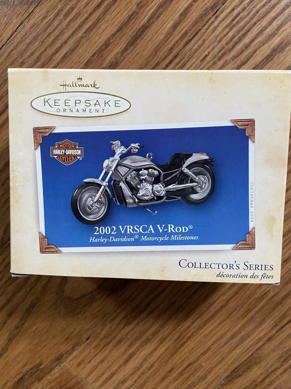 2002 VRSCA V-Rod Harley-Davidson Hallmark Ornament, New