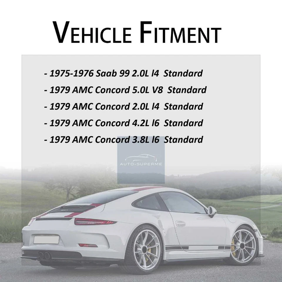 Termostato de refrigerante de motor de moto para AMC Concord 1979 4,2 L estándar Foto 2 de 3