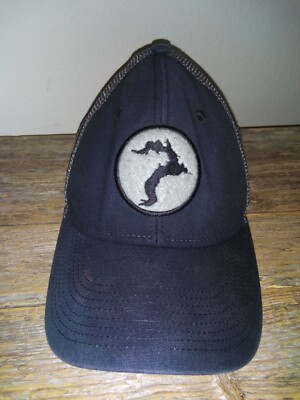 Lake Pend Oreille Hat Northern Idaho Lake Shape Logo Men's Ouray Baseball Cap ID