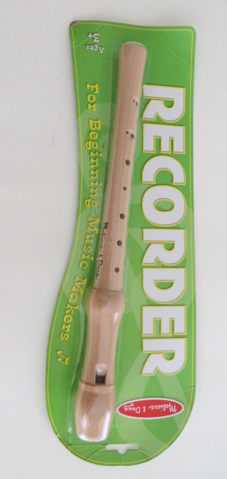 MELISSA & DOUG Recorder Musical Instrument Ages 3+ 1301 NEW Music