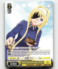 Weiss Schwarz Self-Sacrificing, Alice SAO Animation 10th Anniversary
