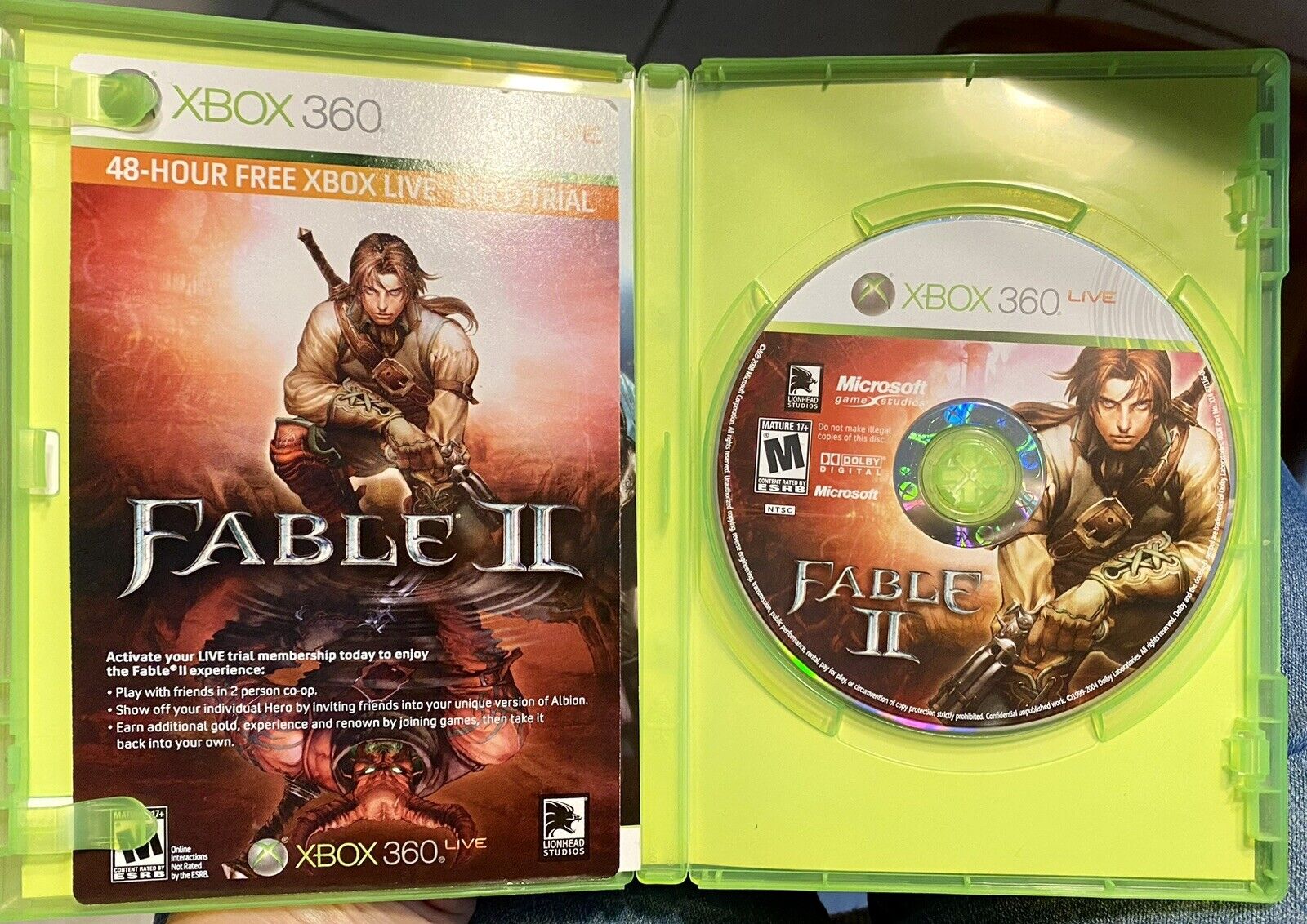 Jogo Fable Ii 2 Xbox 360 X360 Original Game Frete Grátis