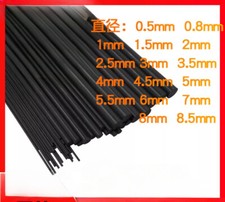 Carbon Fiber Rod Carbon Fiber Pole 0.5-8.0mm Various Specifications Length 50cm