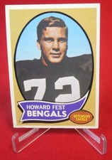 Howard Fest TOPPS NFL Football Card 1970 #211 EX