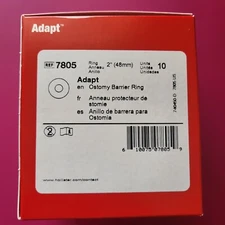 10 Hollister 7805 Adapt Moldable Ostomy Barrier Rings 2” Expires 2/1/30