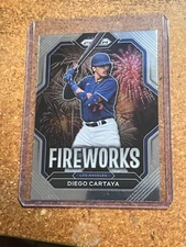 2023 Panini Prizm Baseball Fireworks # F8 Diego Cartaya
