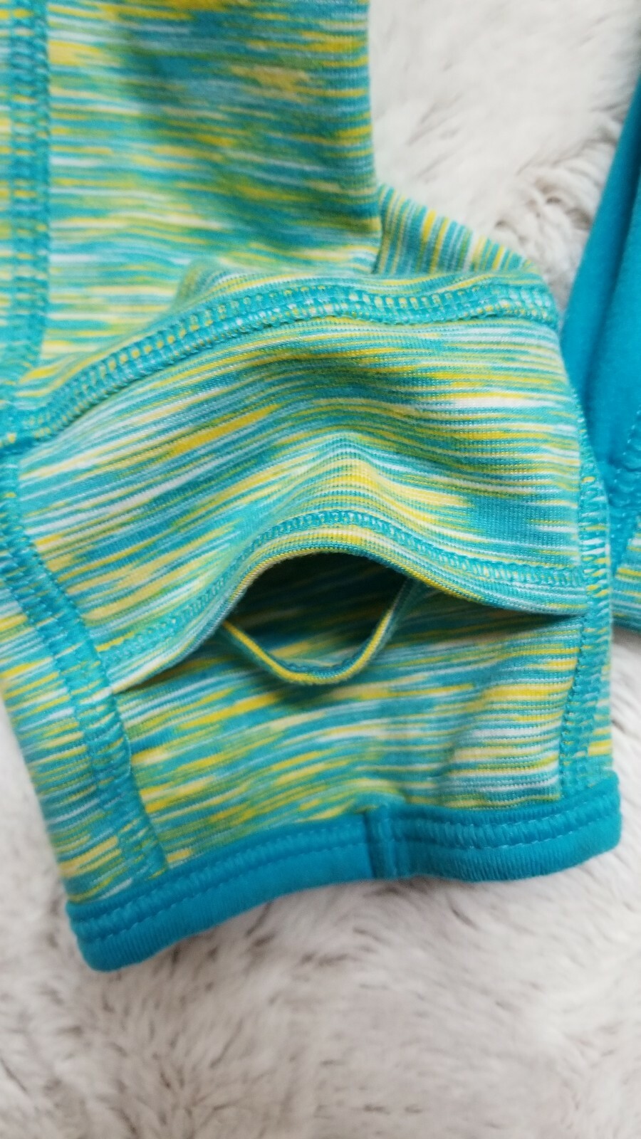 Köppen Blue Yellow Heather Solid Panel Side Full … - image 6