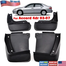 For Honda Accord Sedan 2003-2007 4Pcs Car Mud Flaps Mudguards Set Splash Guards
