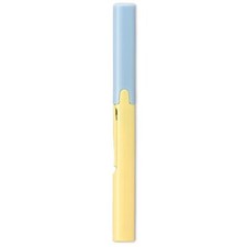Plus scissors mobile type fit cut curve Twiggy soda lemon 34-574 JAPAN IMPORT