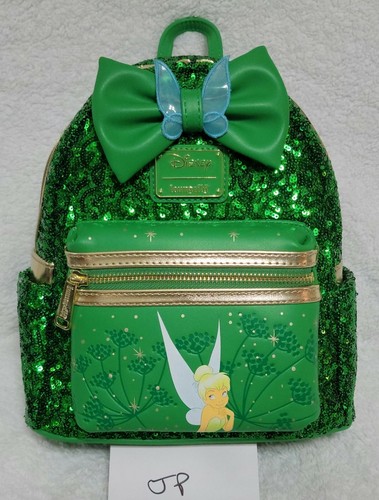 Loungefly Tinkerbell Green Sequin Mini 