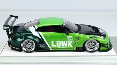 Nissan GTR R-35 Type 2 LBWK (Gloss Green) [Davis & Giovanni] 1/18