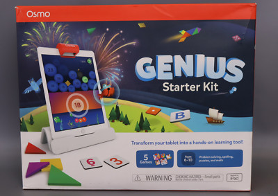 Osmo - Genius Starter Kit for Fire Tablet-5 Educational Learning Games-Ages6-10