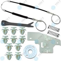 FüR Peugeot 407 Elektrischer Fensterheber Reparatursatz Seilzug - Hinten Rechts