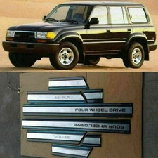 For 1991-1997 Land Cruiser Lc80 Fj80 Body Trim Side Door Molding Guard Decor