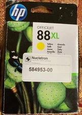 NEW SEALED GENUINE OEM HP 88XL Yellow HIGH YIELD Ink Printer Cartridge NIP 10/13
