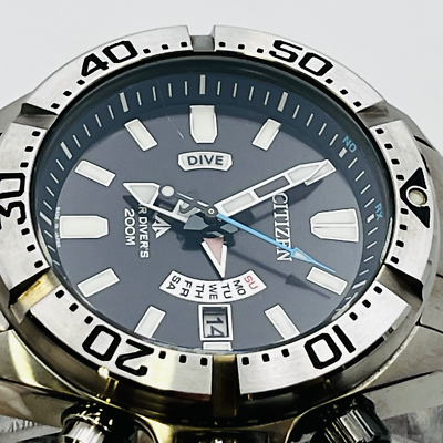 時計 CITIZEN Eco-Drive H112-T016651 Citizen Promaster Black H112-T016651 Air Diver 200M Solar Super