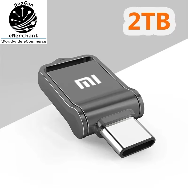 Xiaomi 2TB USB 3.2 Flash Drive Dual USB-C & USB 3.0 High-Speed Storage-image