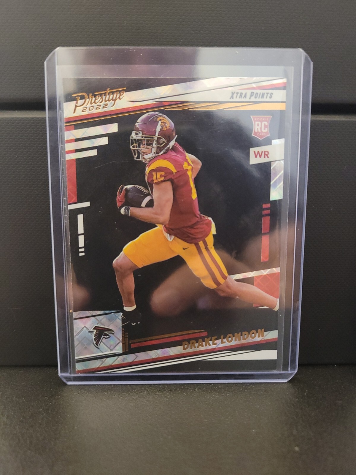 2022 Panini Prestige Drake London Diamond Prizm Xtra Points Rookie SSP!!! 309