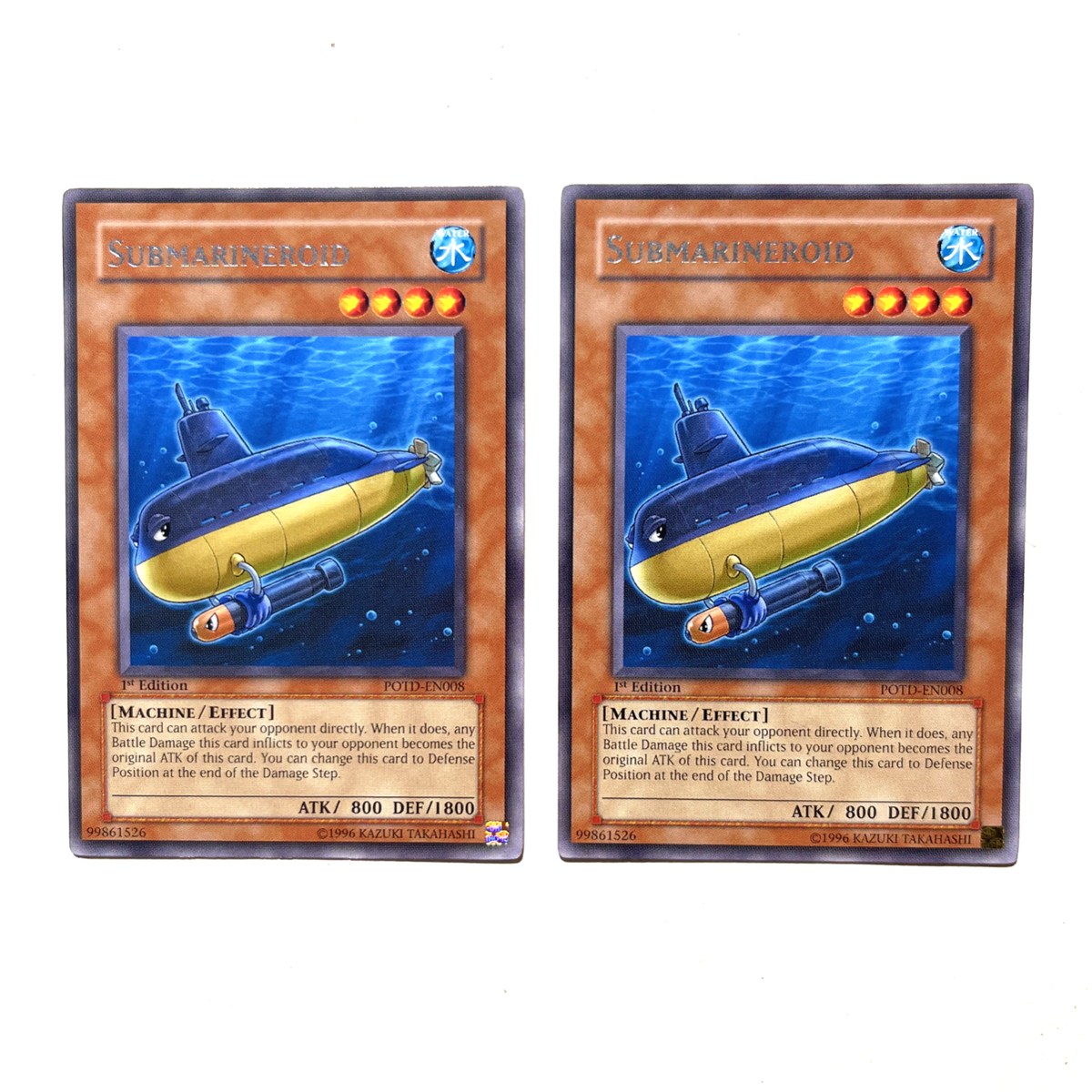 2x Submarineroid VLP 1st Edition Rare POTD-EN008 Yu-Gi-Oh! TCG See