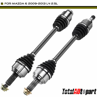 2x CV Axle Assembly for Mazda 6 2009-2013 L4 2.5L Front Driver
