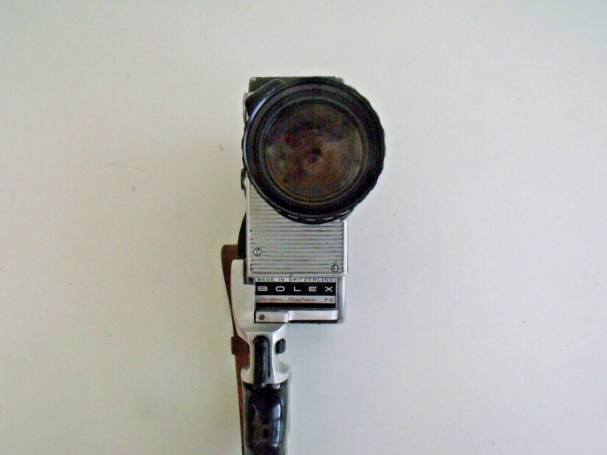 1962 Paillard Bolex P2 Zoom Reflex Movie Camera SOM Berthiot 1962 Paillard Bolex P2 Zoom Reflex Movie Camera SOM Berthiot