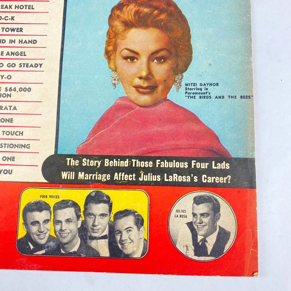 July 1956 Hit Parader Magazine Elvis Presley Mitzi Gaynor Back Issue Vintage - Image 3 of 4