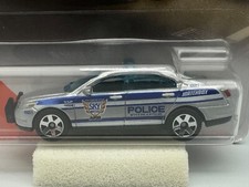 Matchbox Ford Police Interceptor, Sky Busters, Silver, 1:64, NIB