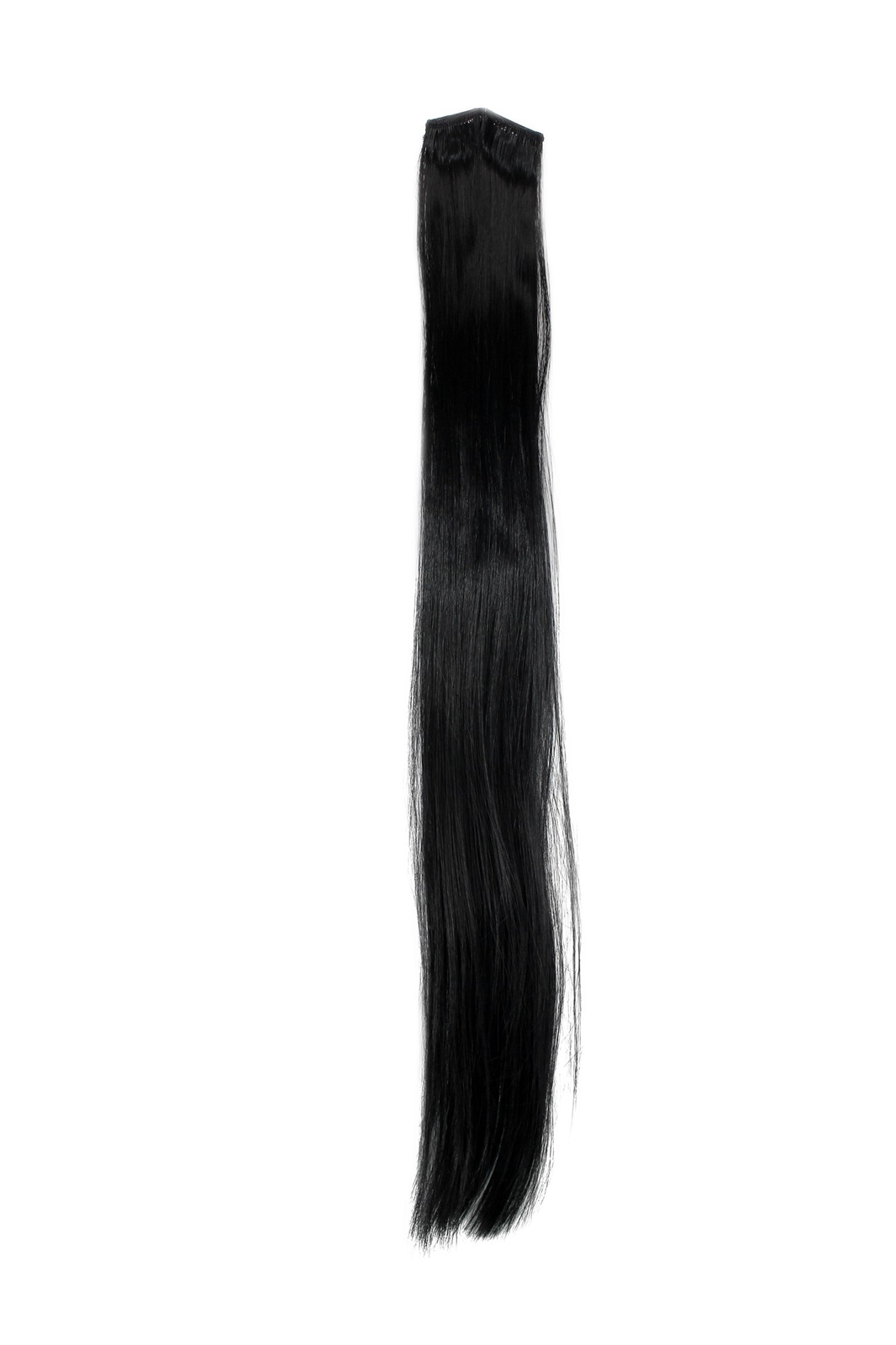 2 Clips Extension Strand Smooth Black YZF-P2S25-1 65Cm Hair Extension