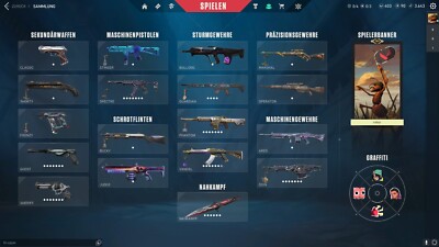 Valorant,Account,Very much Skins,Gold,Plat.