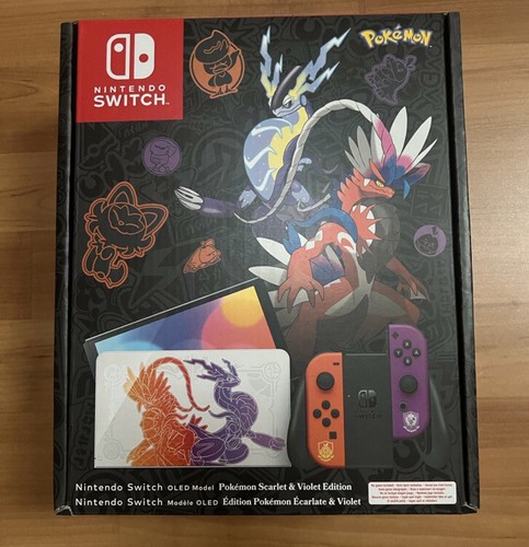nintendo switch oled pokémon karmesin
