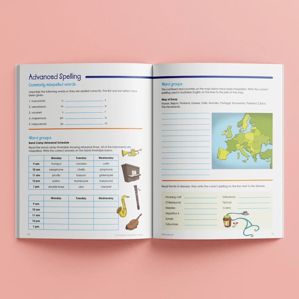 2022 Year 7 Naplan Style 4 In 1 Complete Workbook Tests Hinkler Book School Zone - Image 2 of 4