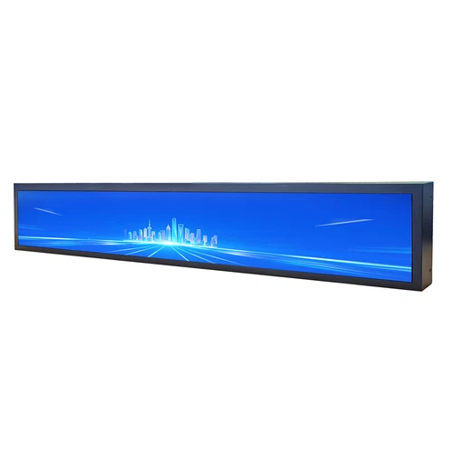 24"1920x360 Stretched Bar Android LCD Monitor,Advertising Shelf Display Autoplay