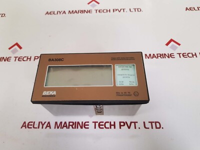BEKA Associates BA308C 3 1/2 Digit Indicator 4/20 mA Display. 000 to 300